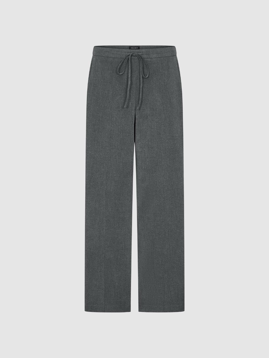 Tie Detail Wide Leg Pants
