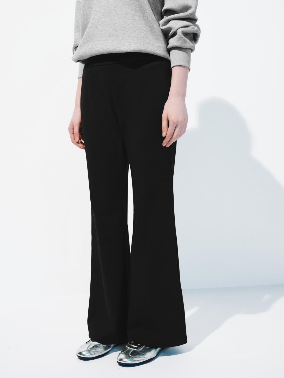 Pull On Skinny Flare Pants