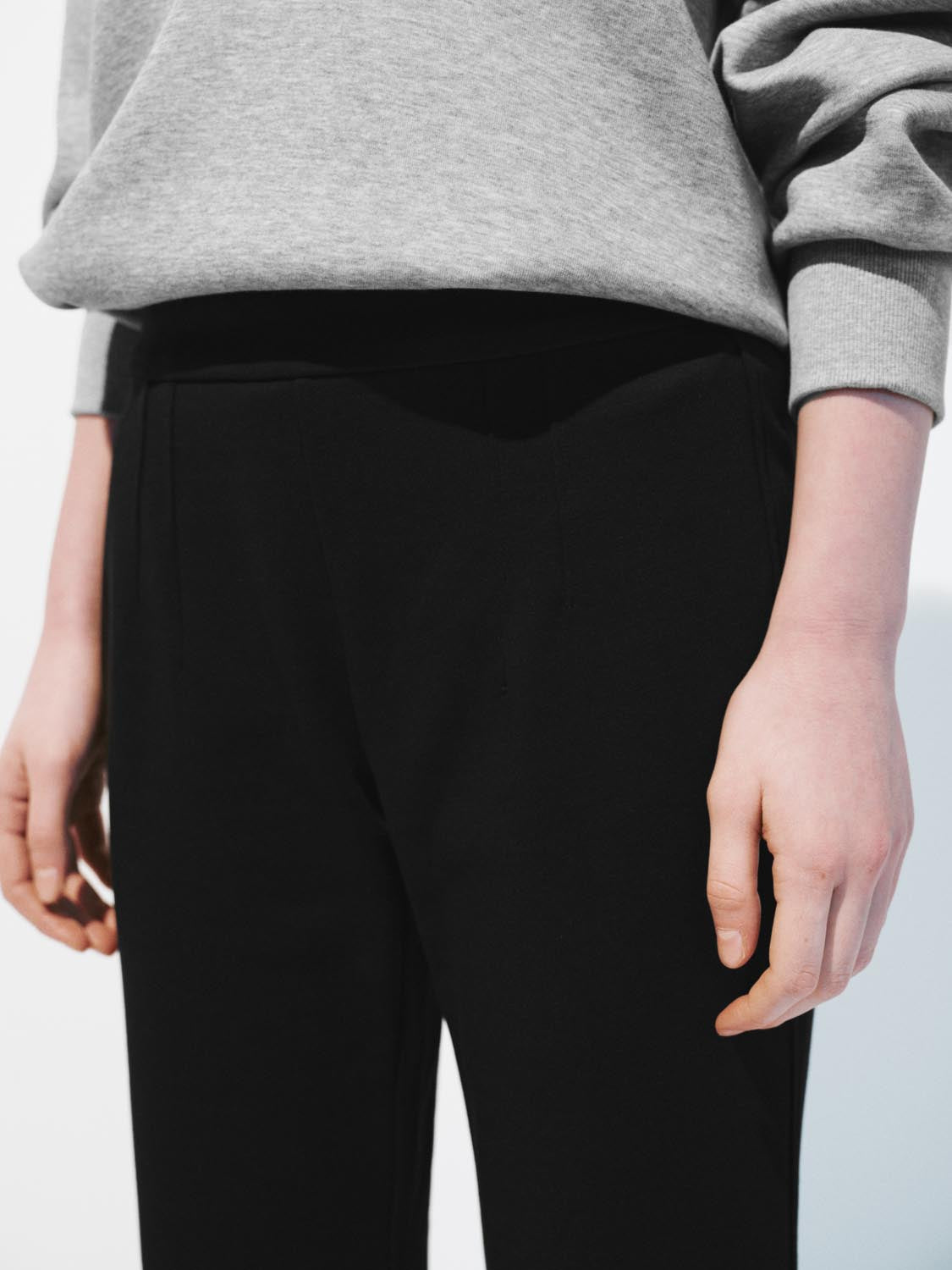Pull On Skinny Flare Pants