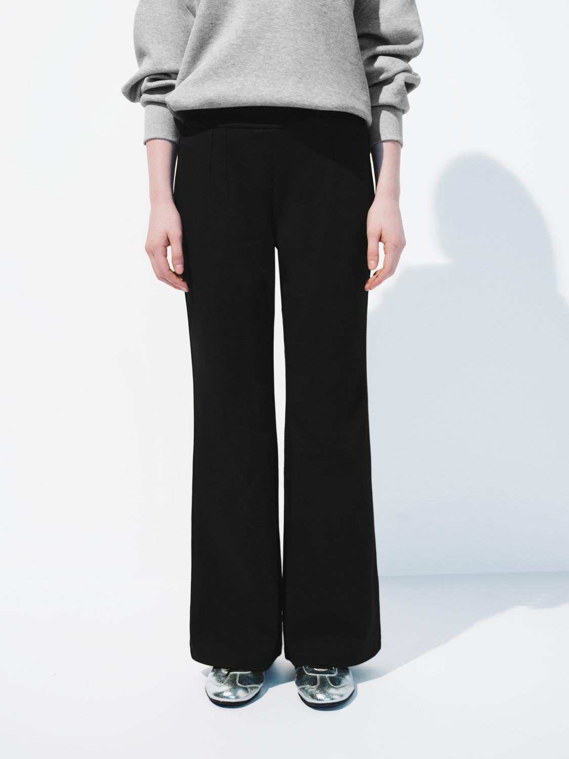 Pull On Skinny Flare Pants