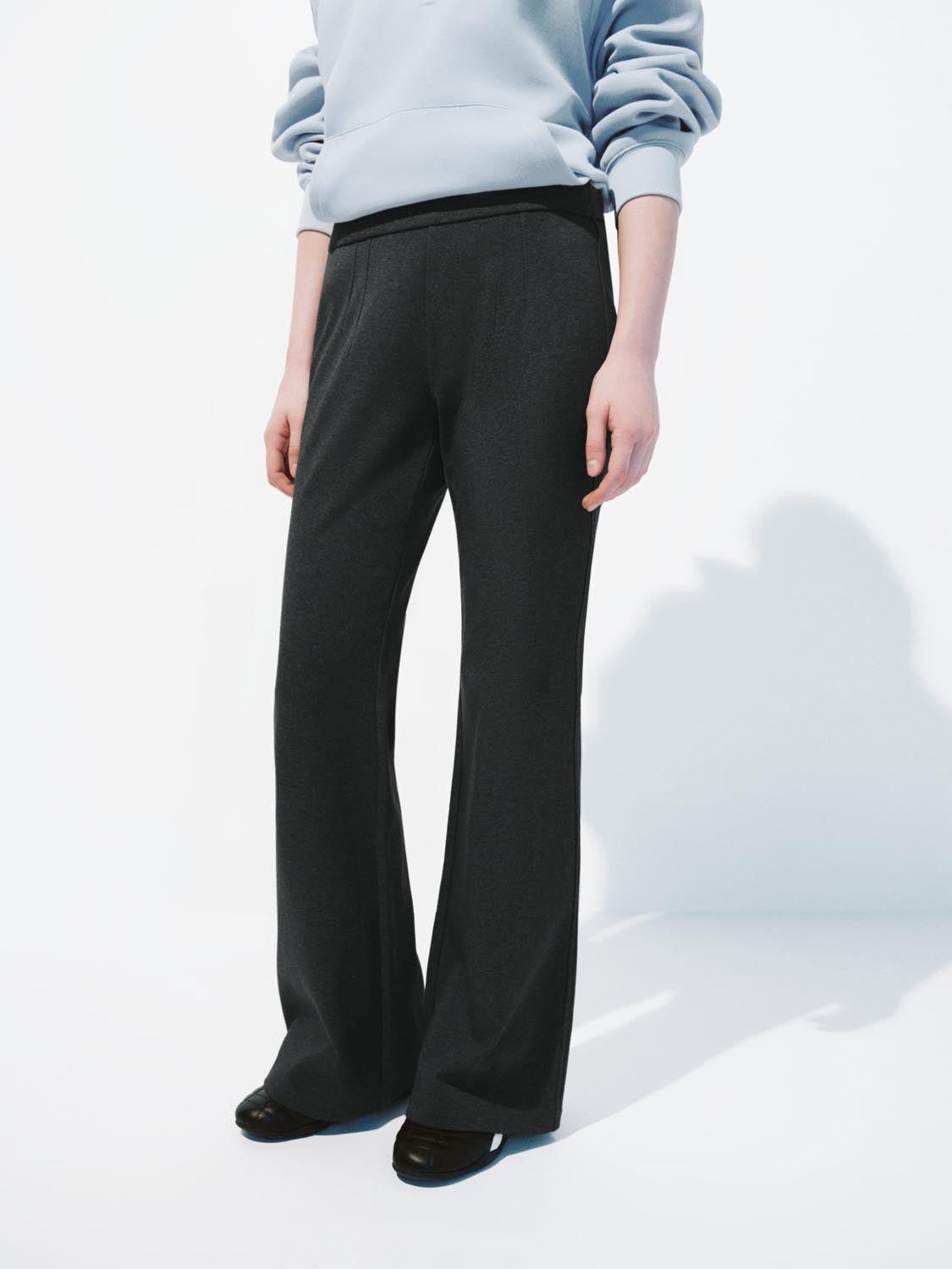 Pull On Skinny Flare Pants