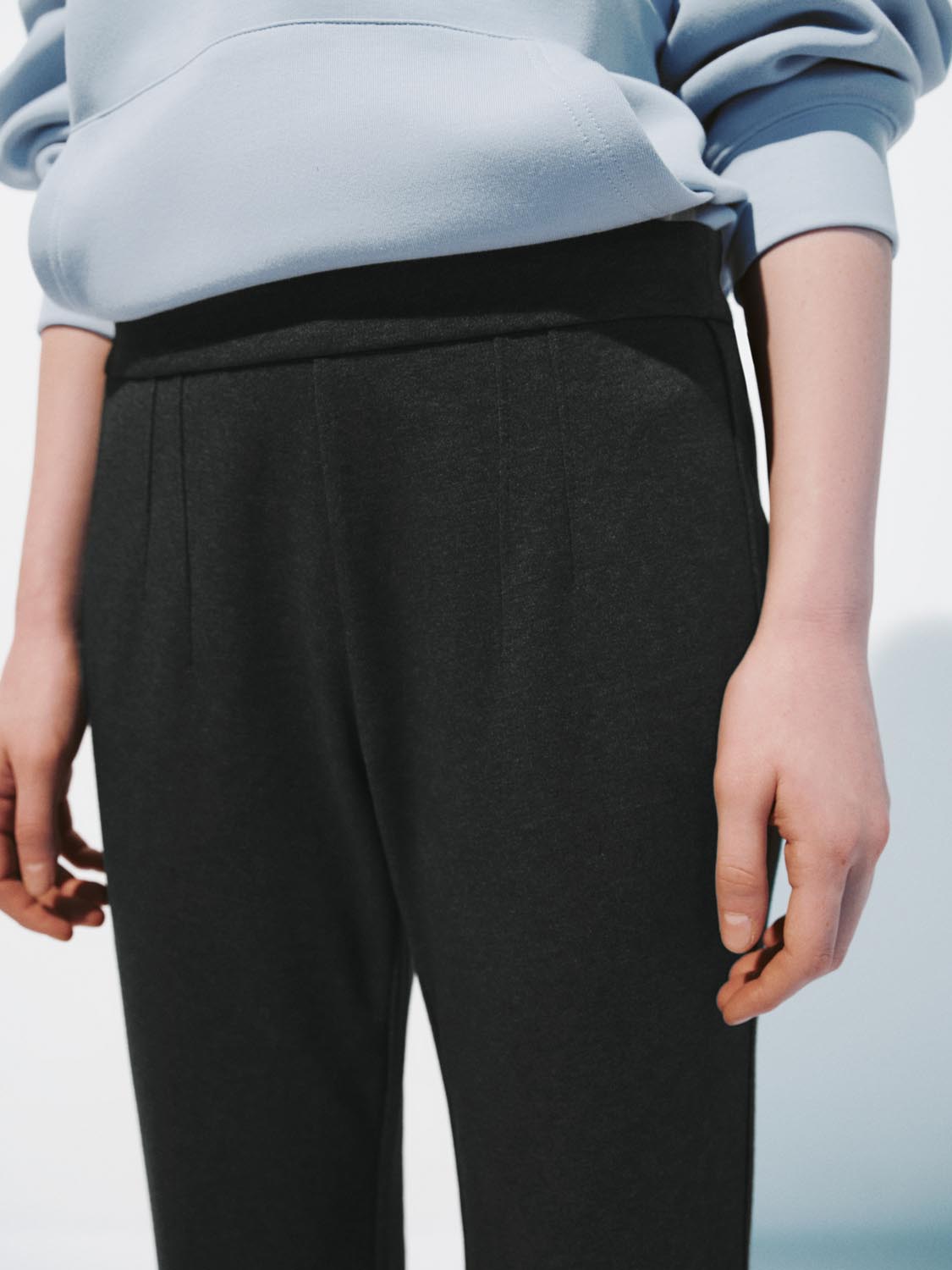 Pull On Skinny Flare Pants