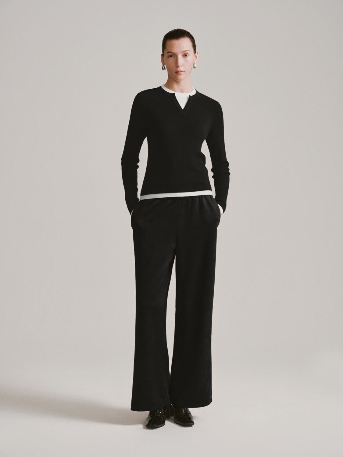 Pull On Wide Leg Pants