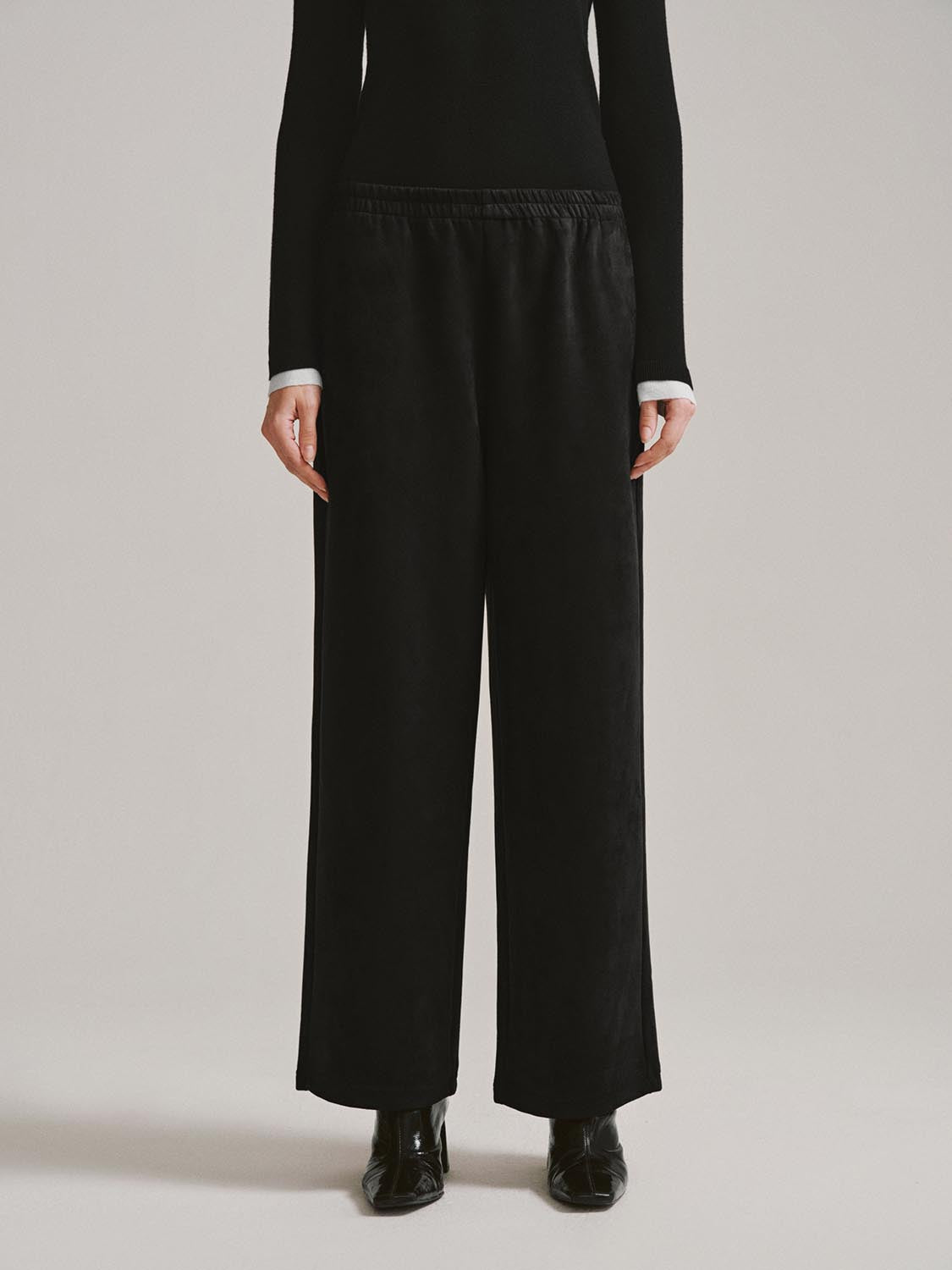 Pull On Wide Leg Pants