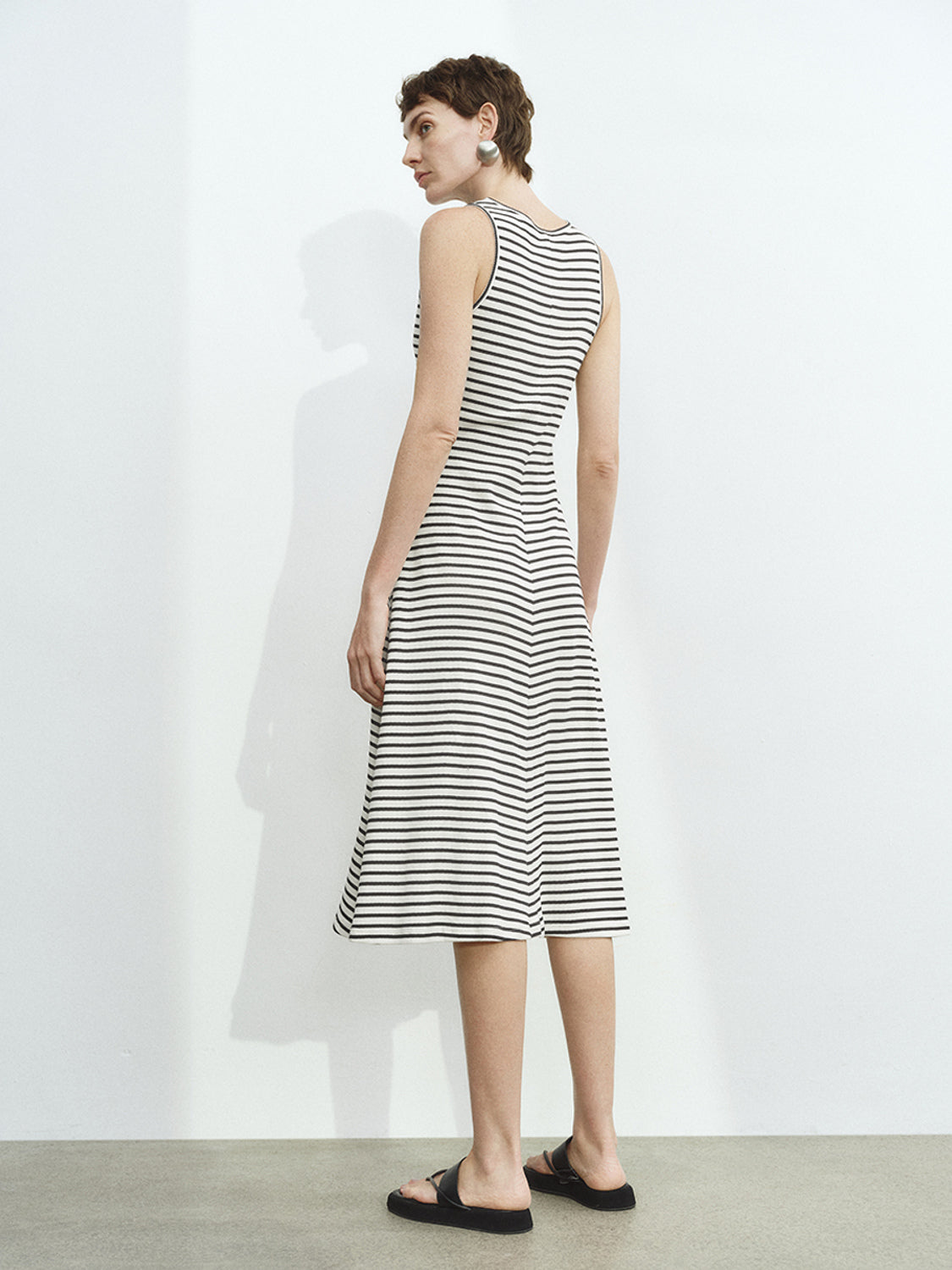 Striped Sleeveless Dresses