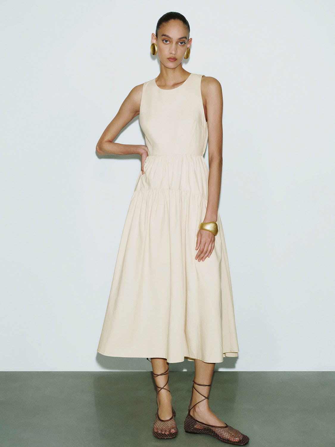 Sleeveless A-Line Dresses