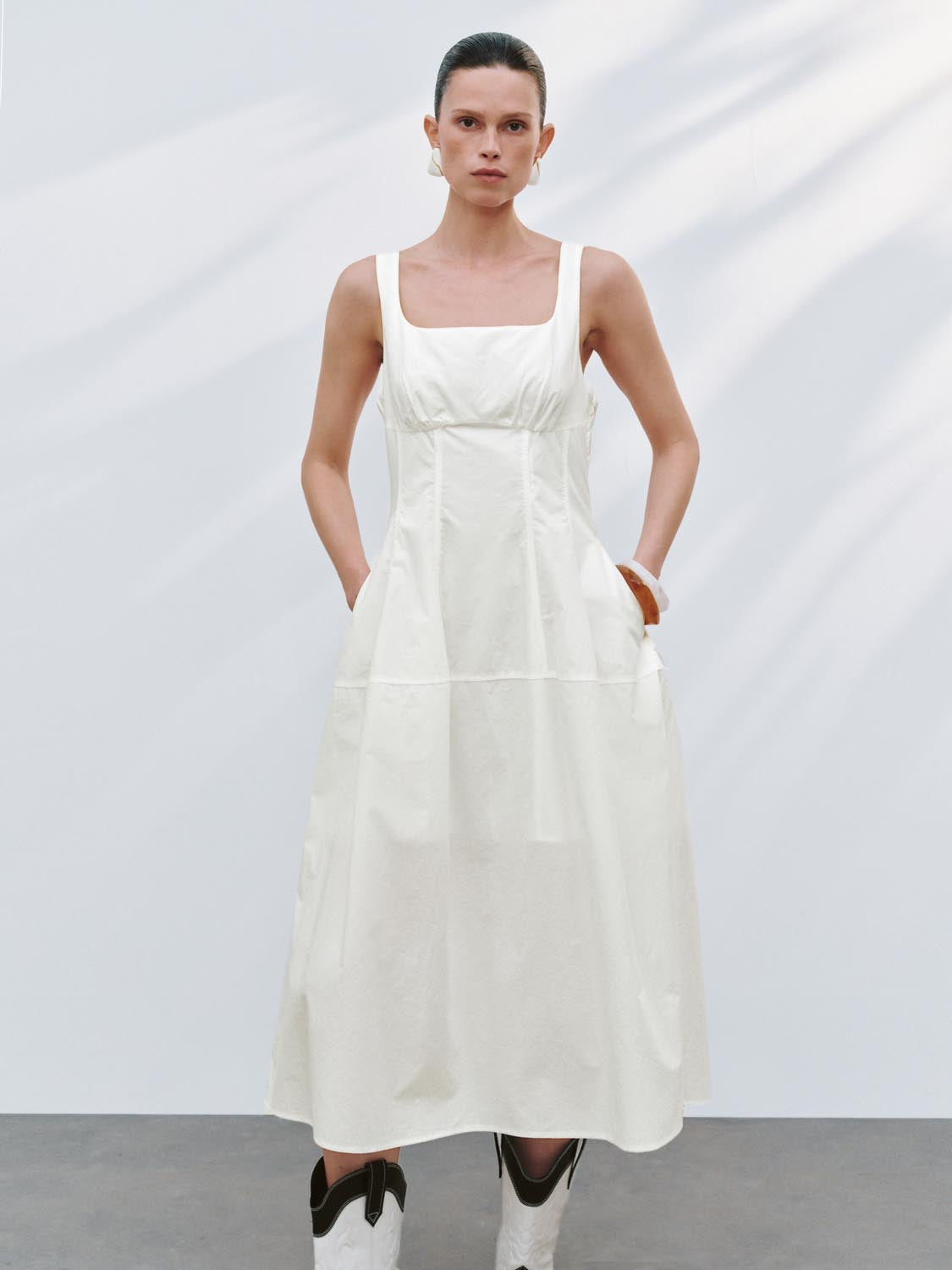 Wide Strap Maxi Dresses