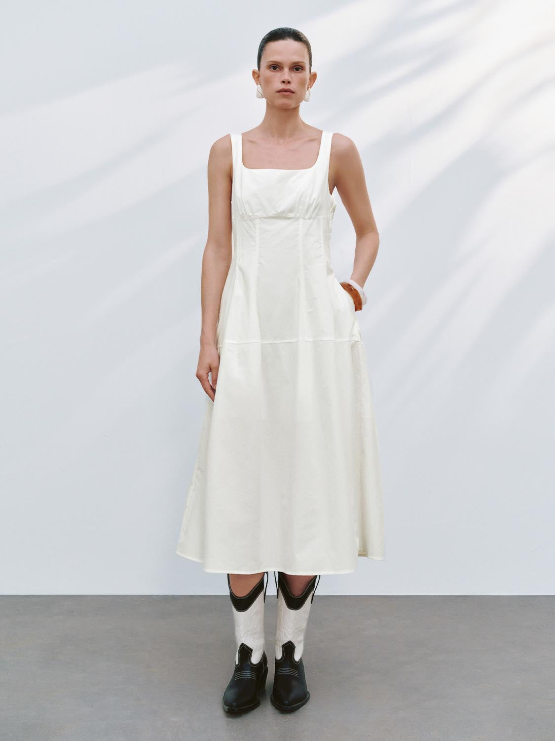 Wide Strap Maxi Dresses