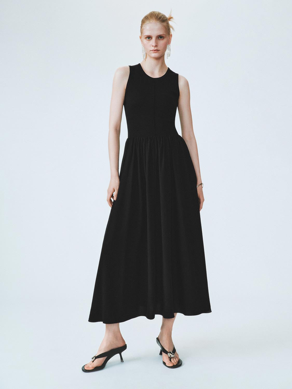 Sleeveless A-Line Maxi Dresses