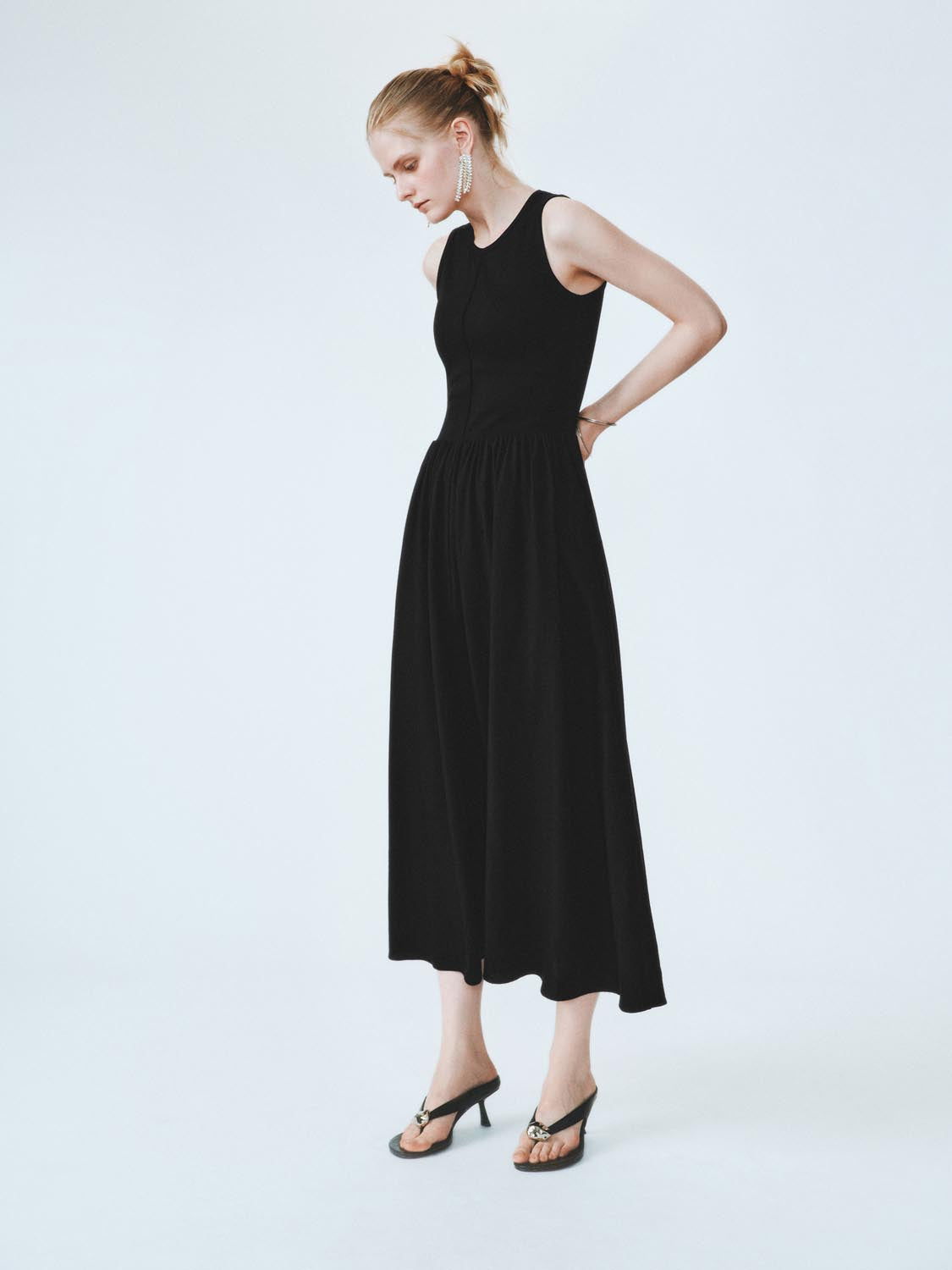 Sleeveless A-Line Maxi Dresses