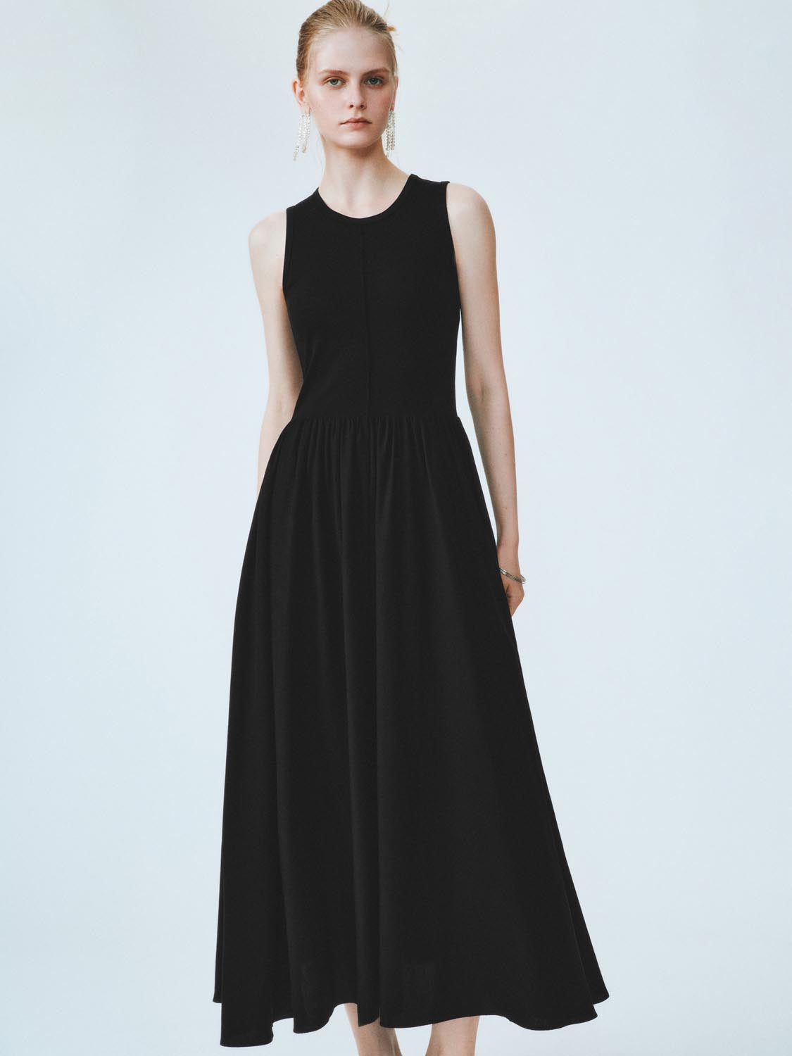 Sleeveless A-Line Maxi Dresses