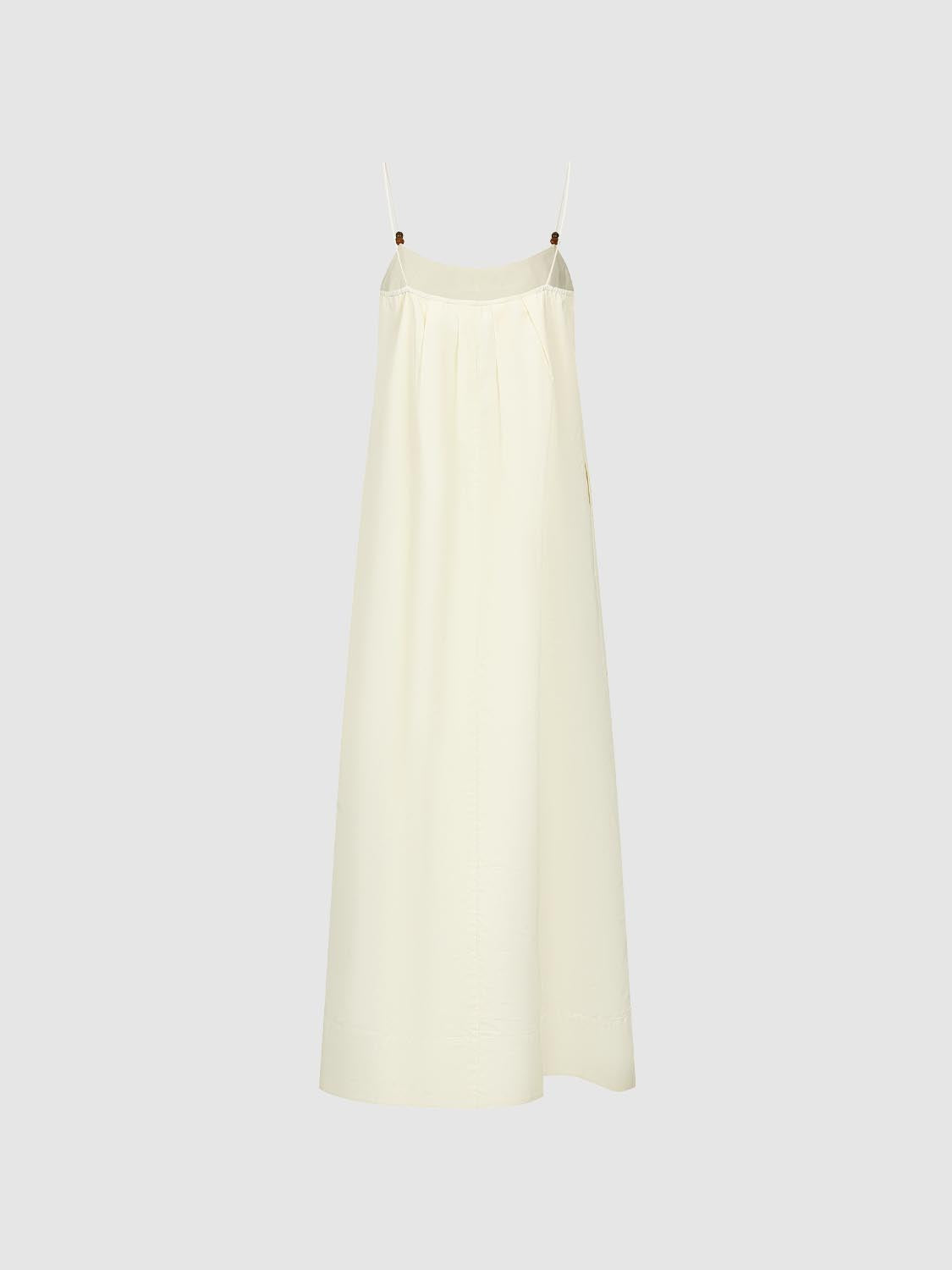 Pleated Sleeveless Straight Maxi Dresses