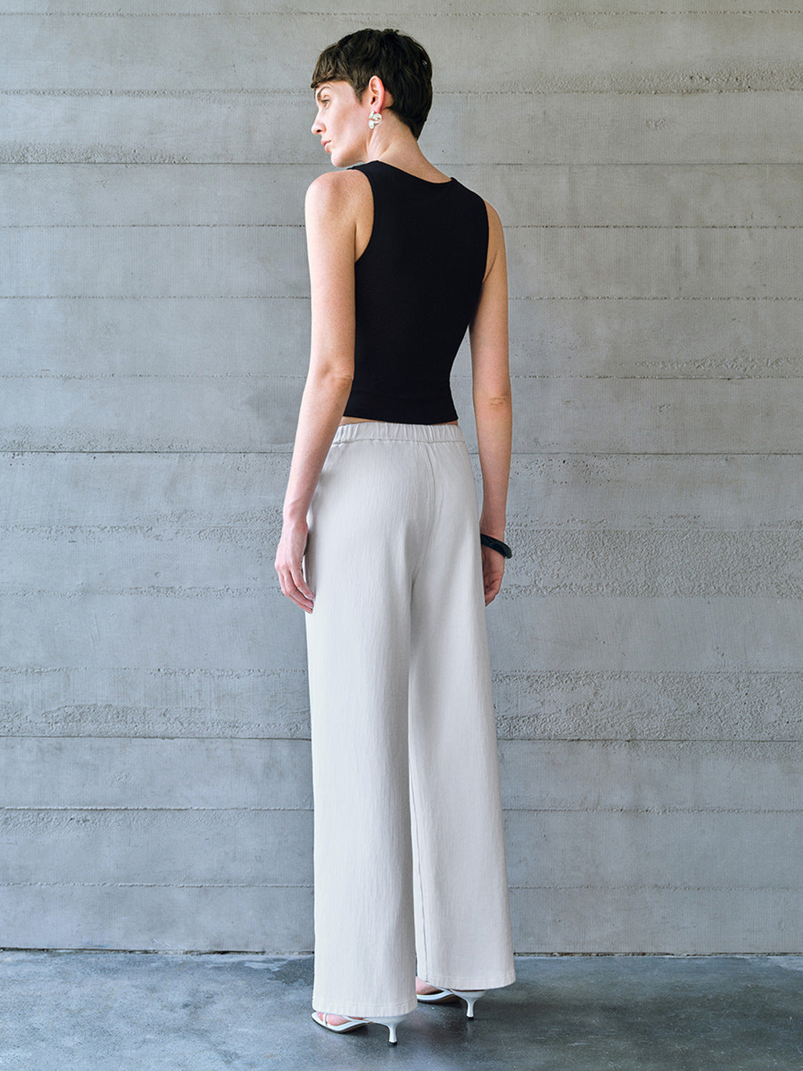 Drawstring Waist Jeans