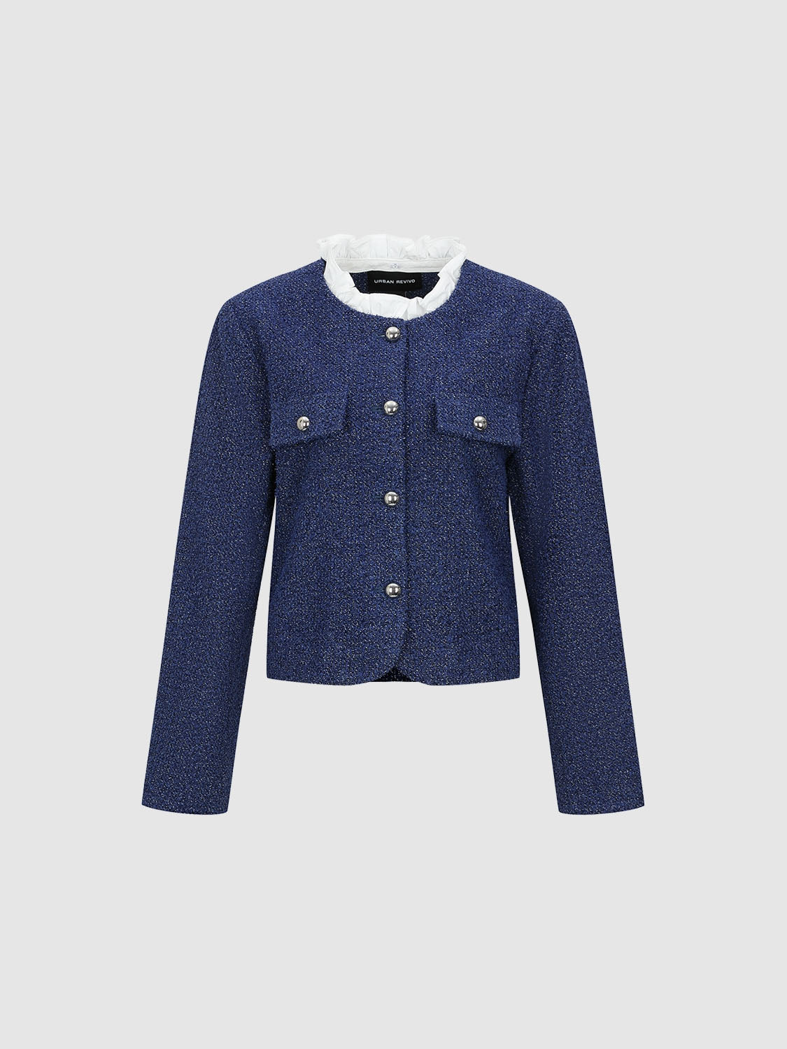 Pocket Tweed Denim Jackets