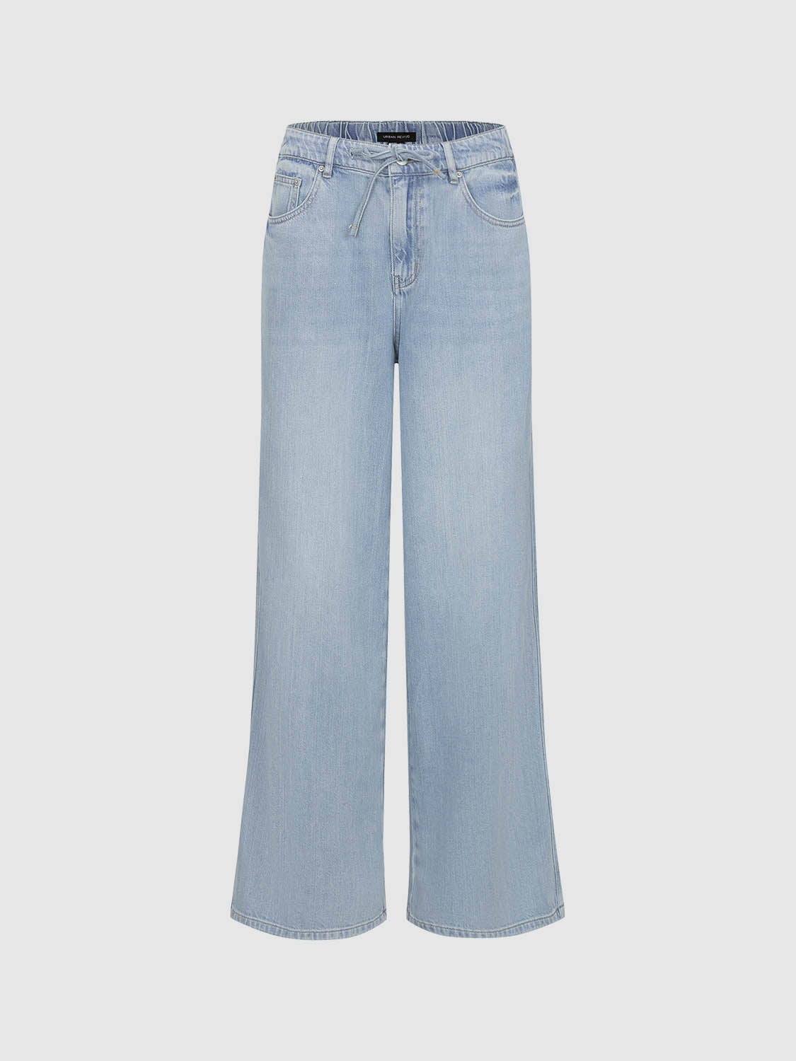 Denim Wide-Leg Pants