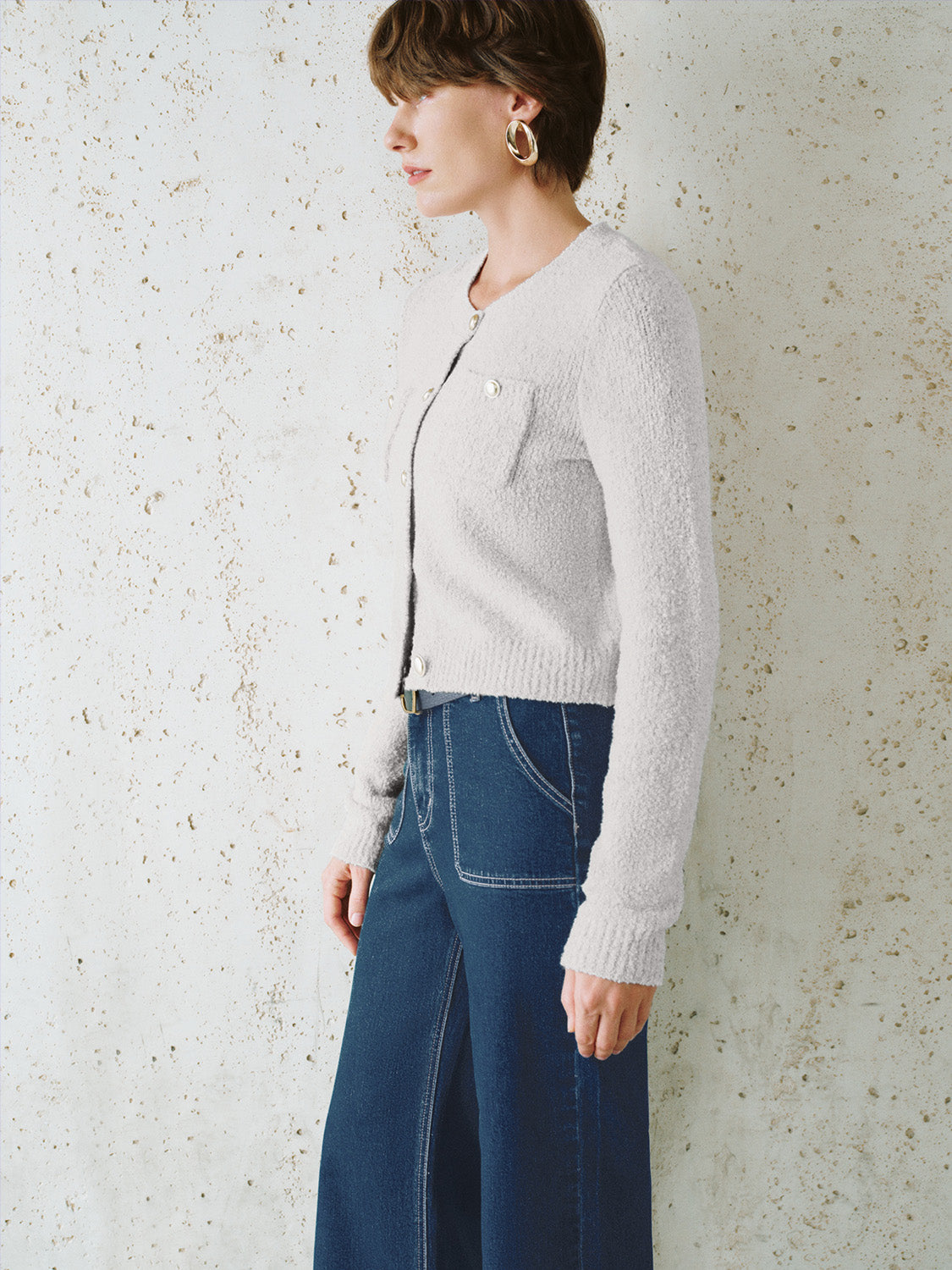 Cropped Knitted Cardigans