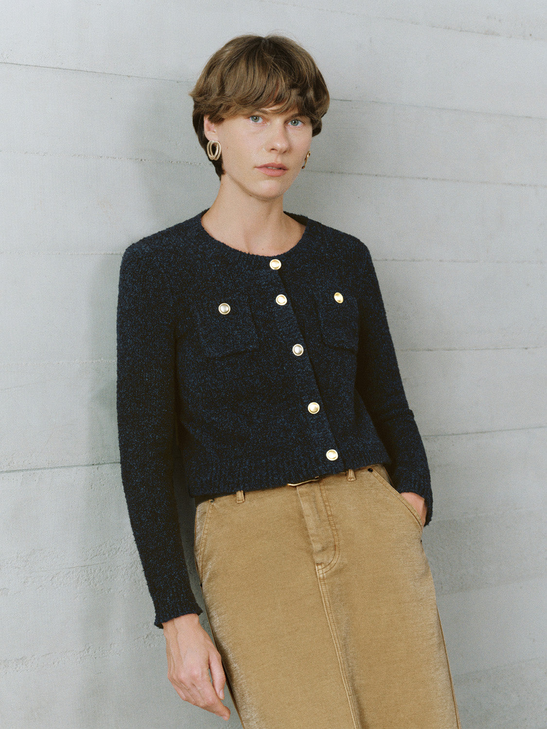 Cropped Knitted Cardigans
