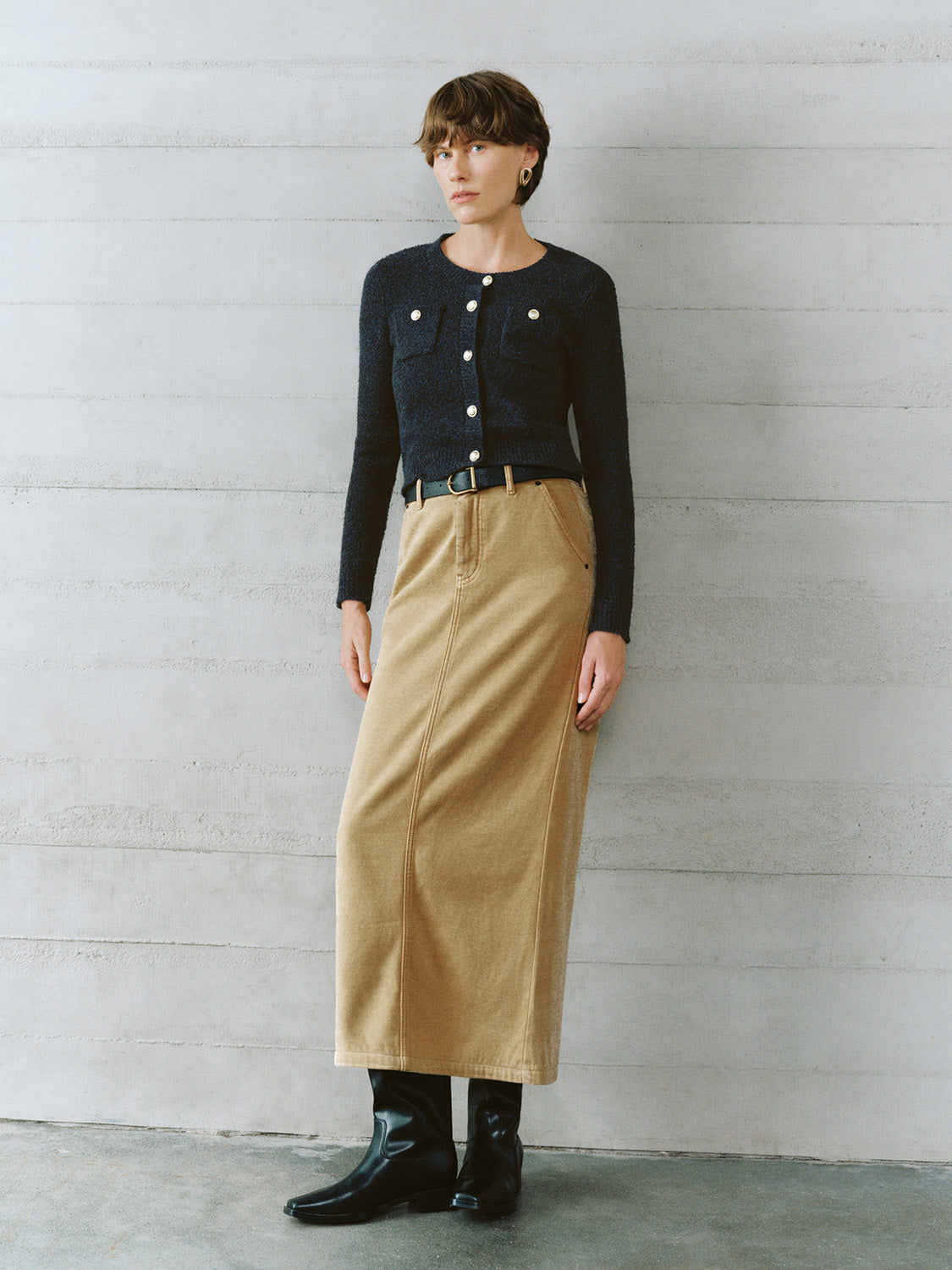 Cropped Knitted Cardigans