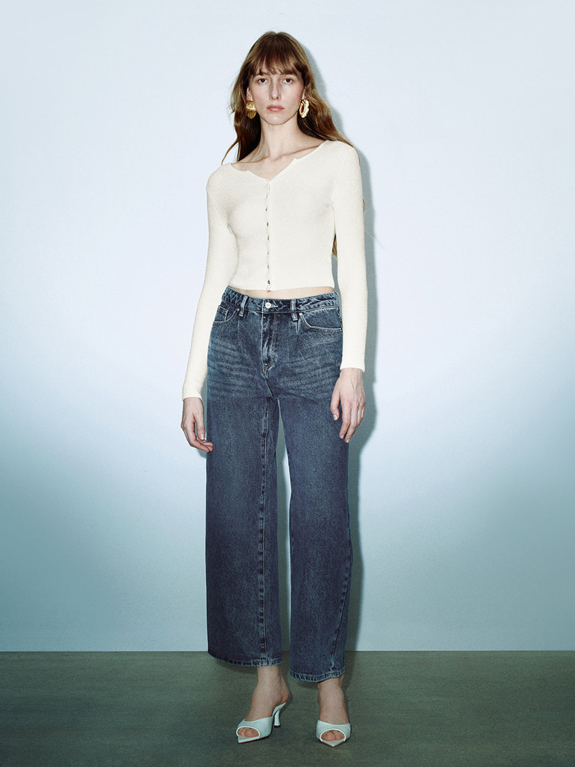 Skinny Cropped Knitted Cardigans