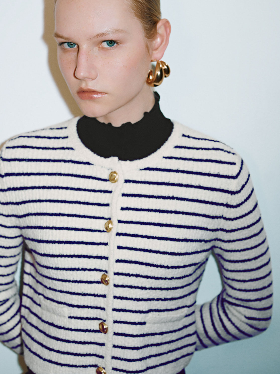 Striped Knitted Cardigans