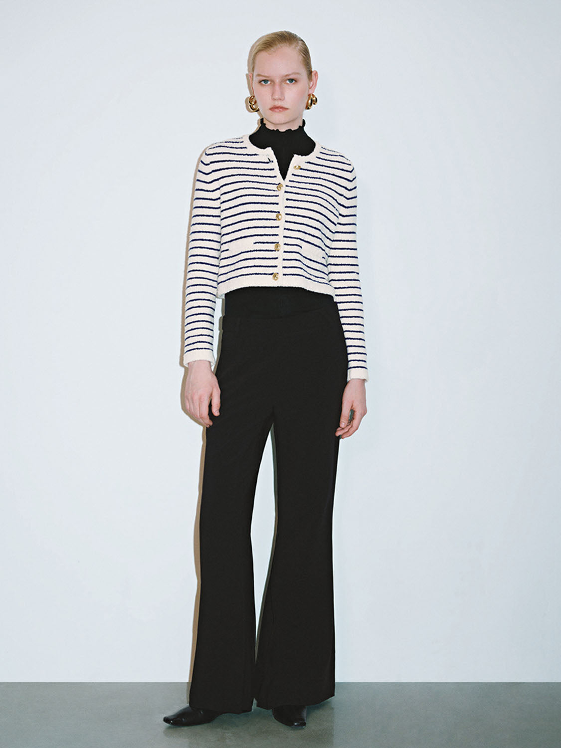 Striped Knitted Cardigans