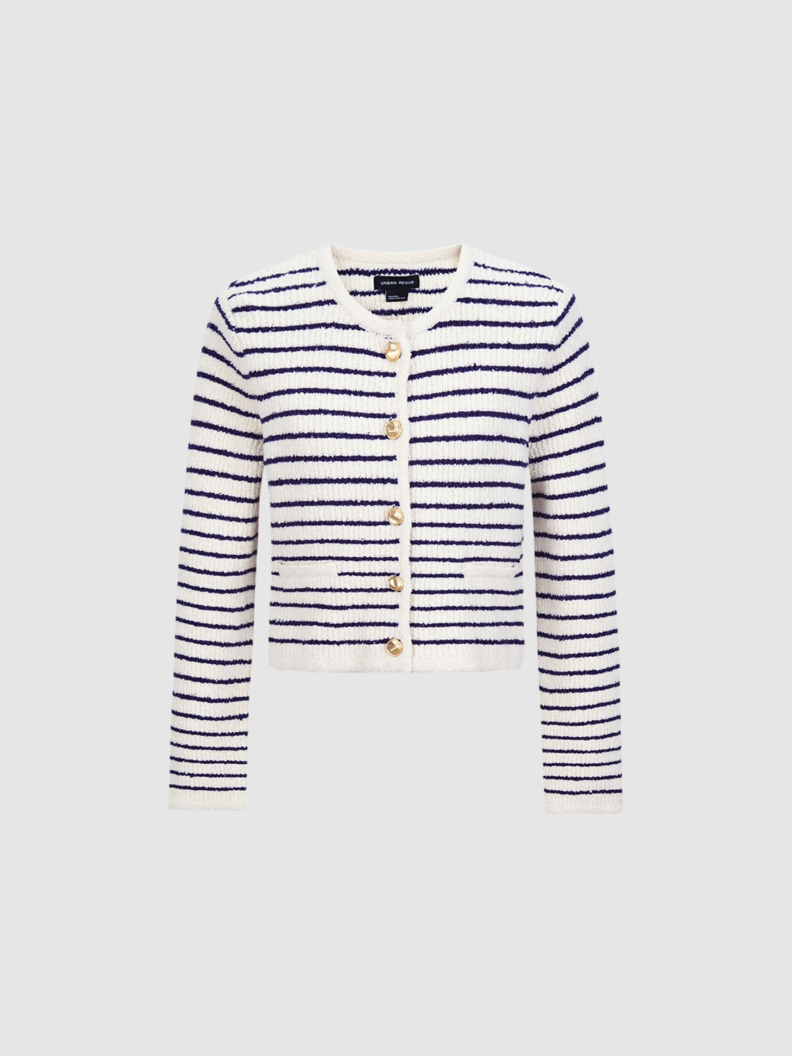 Striped Knitted Cardigans