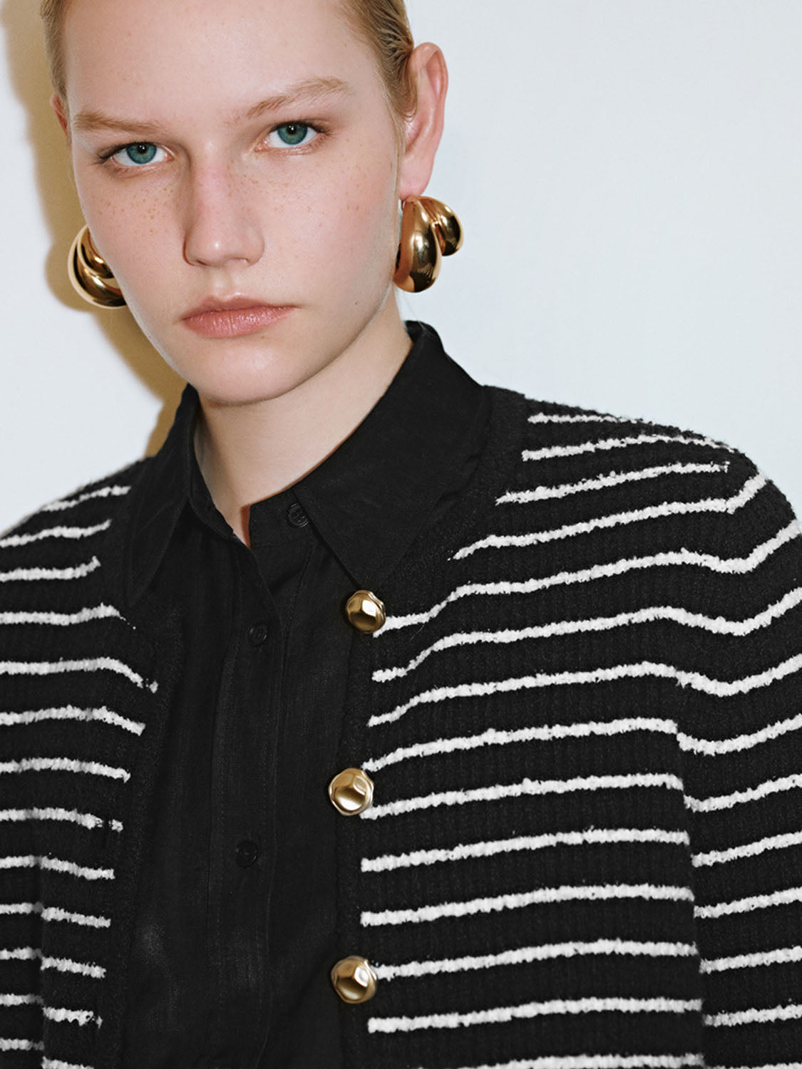 Striped Knitted Cardigans