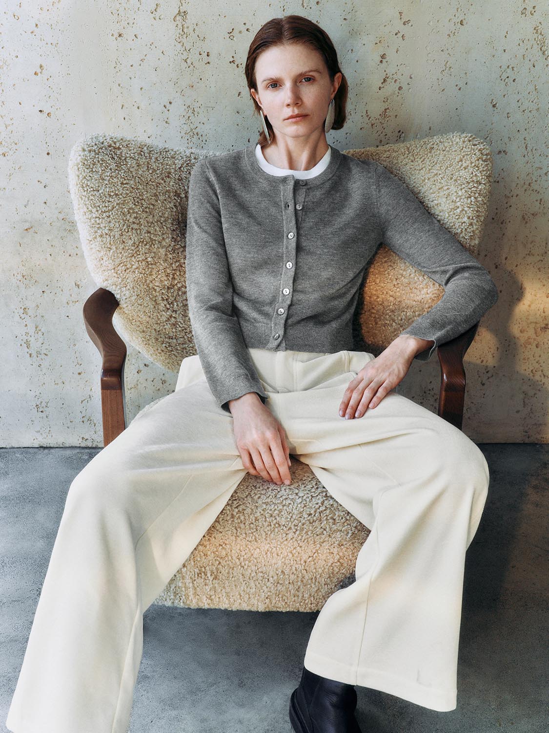 Button Up Knitted Cardigans