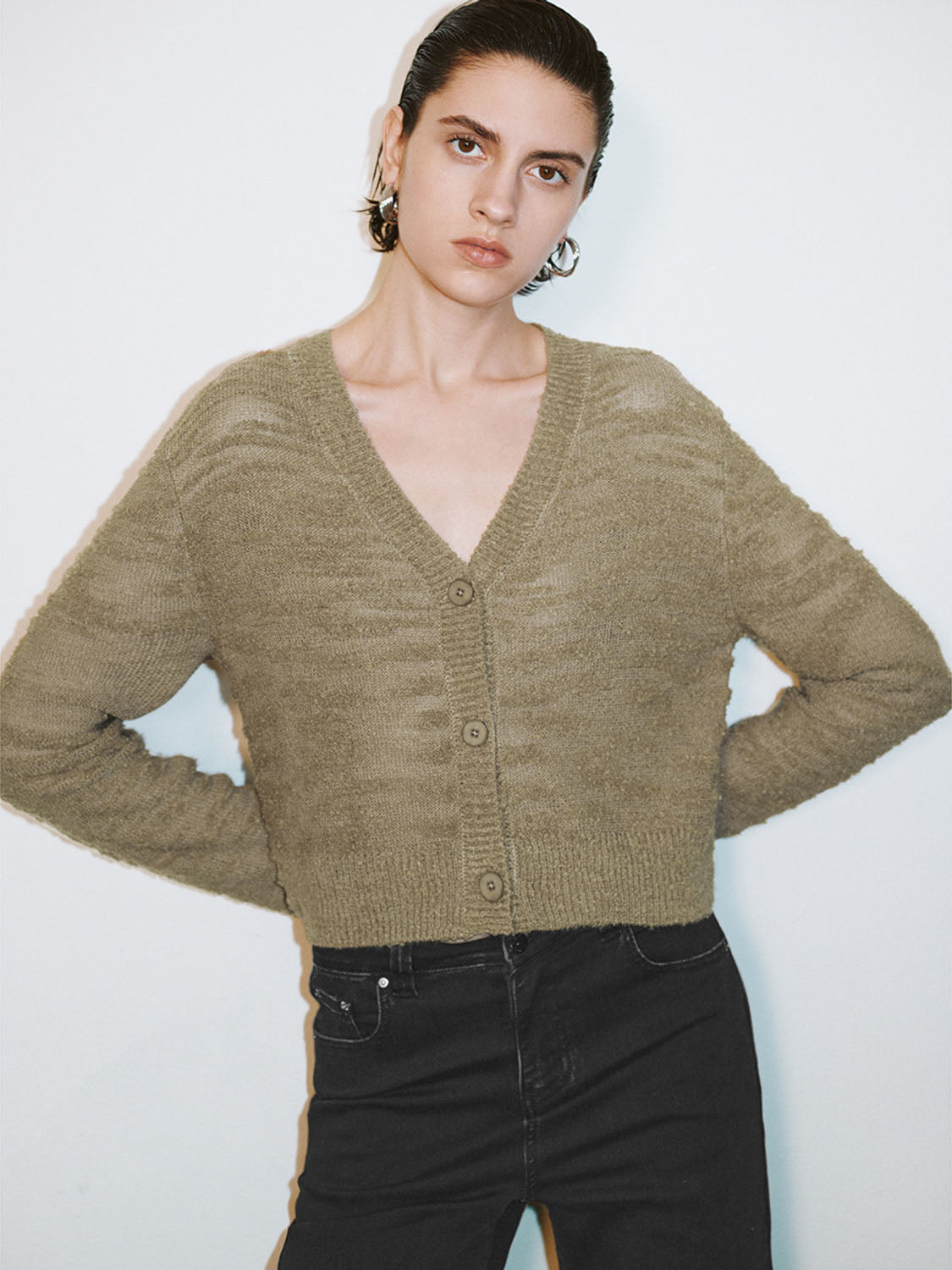 Button Up Knitted Cardigans