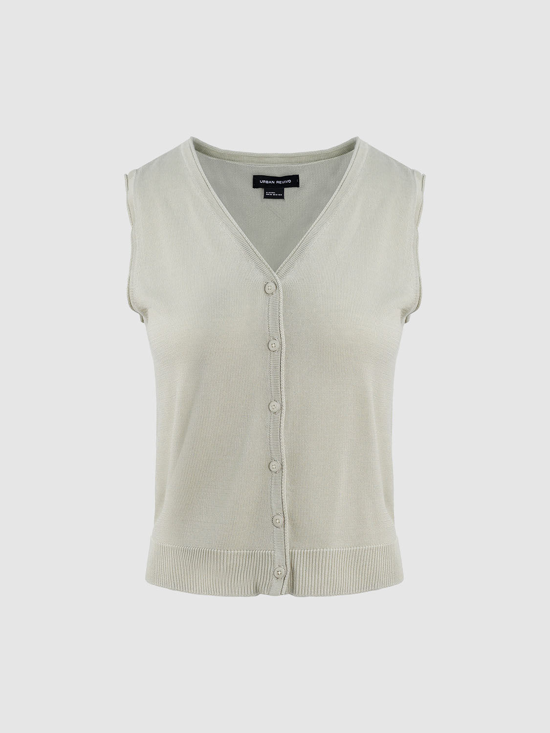 Sleeveless Knitted Cardigans