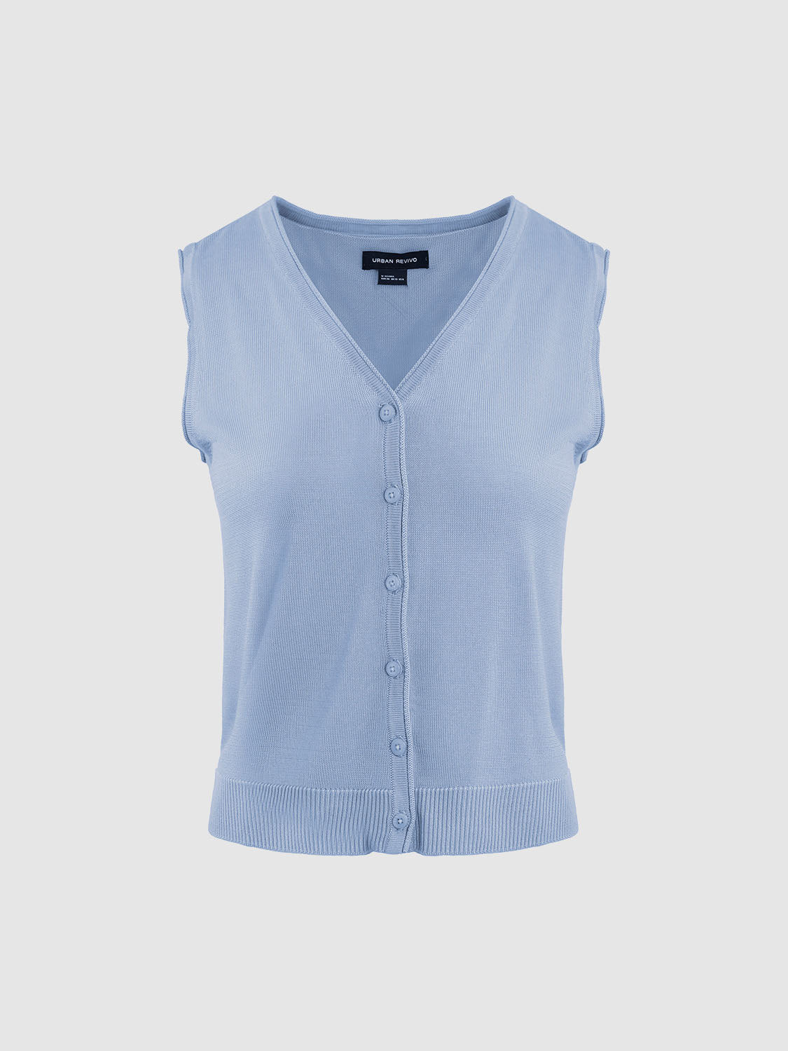 Sleeveless Knitted Cardigans