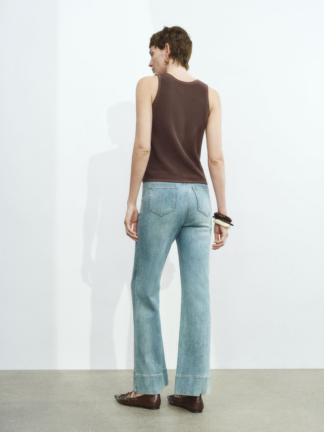 Knitted Sleeveless T-Shirts