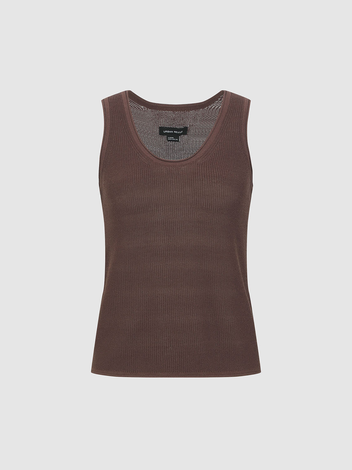 Knitted Sleeveless T-Shirts