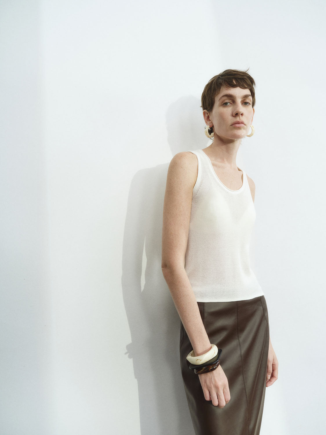 Knitted Sleeveless T-Shirts