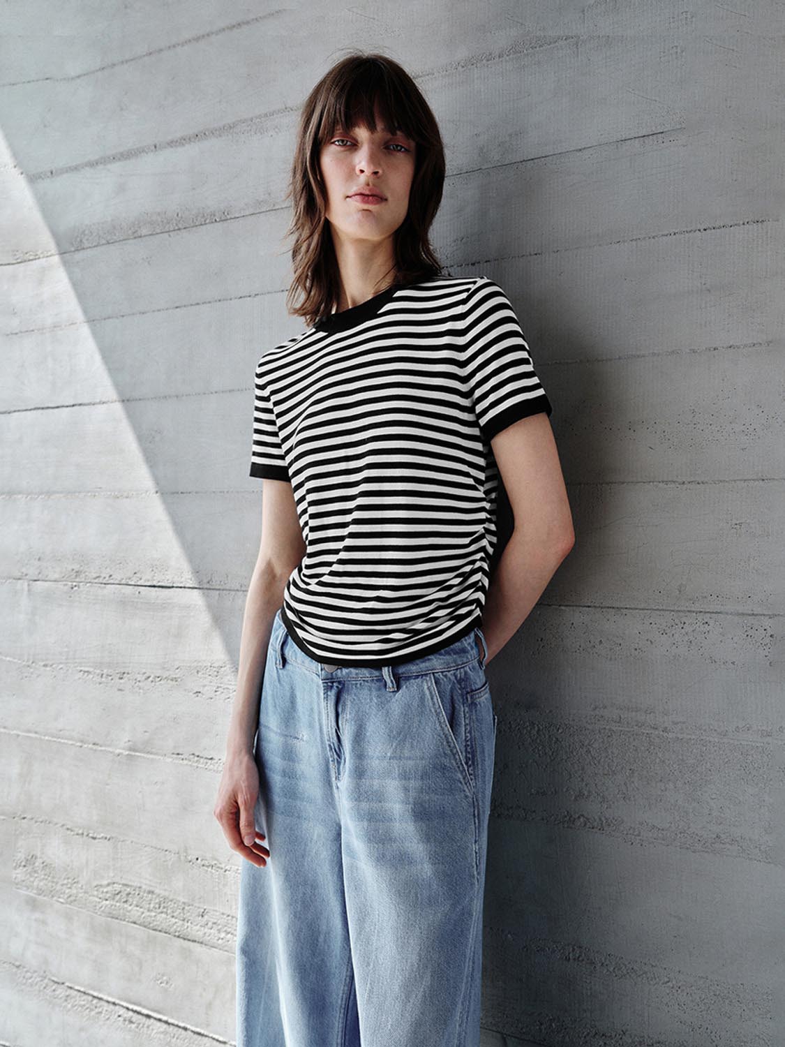 Striped Knitted T-Shirts