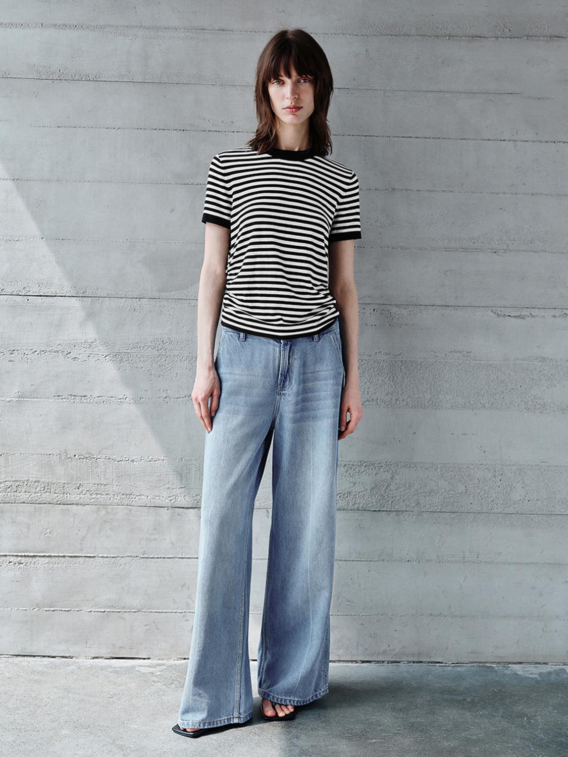 Striped Knitted T-Shirts
