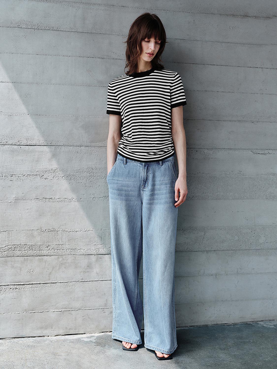 Striped Knitted T-Shirts