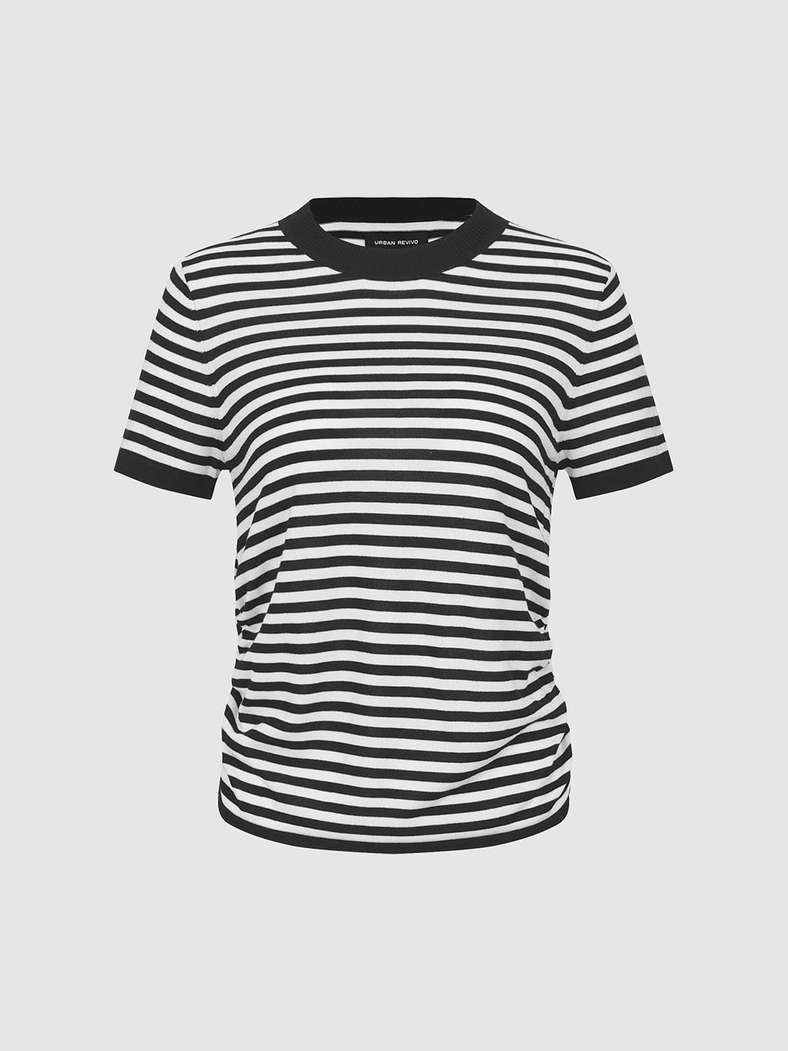 Striped Knitted T-Shirts