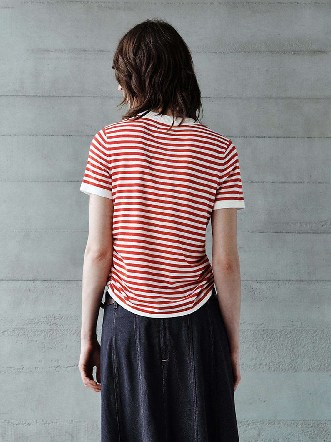 Striped Knitted T-Shirts