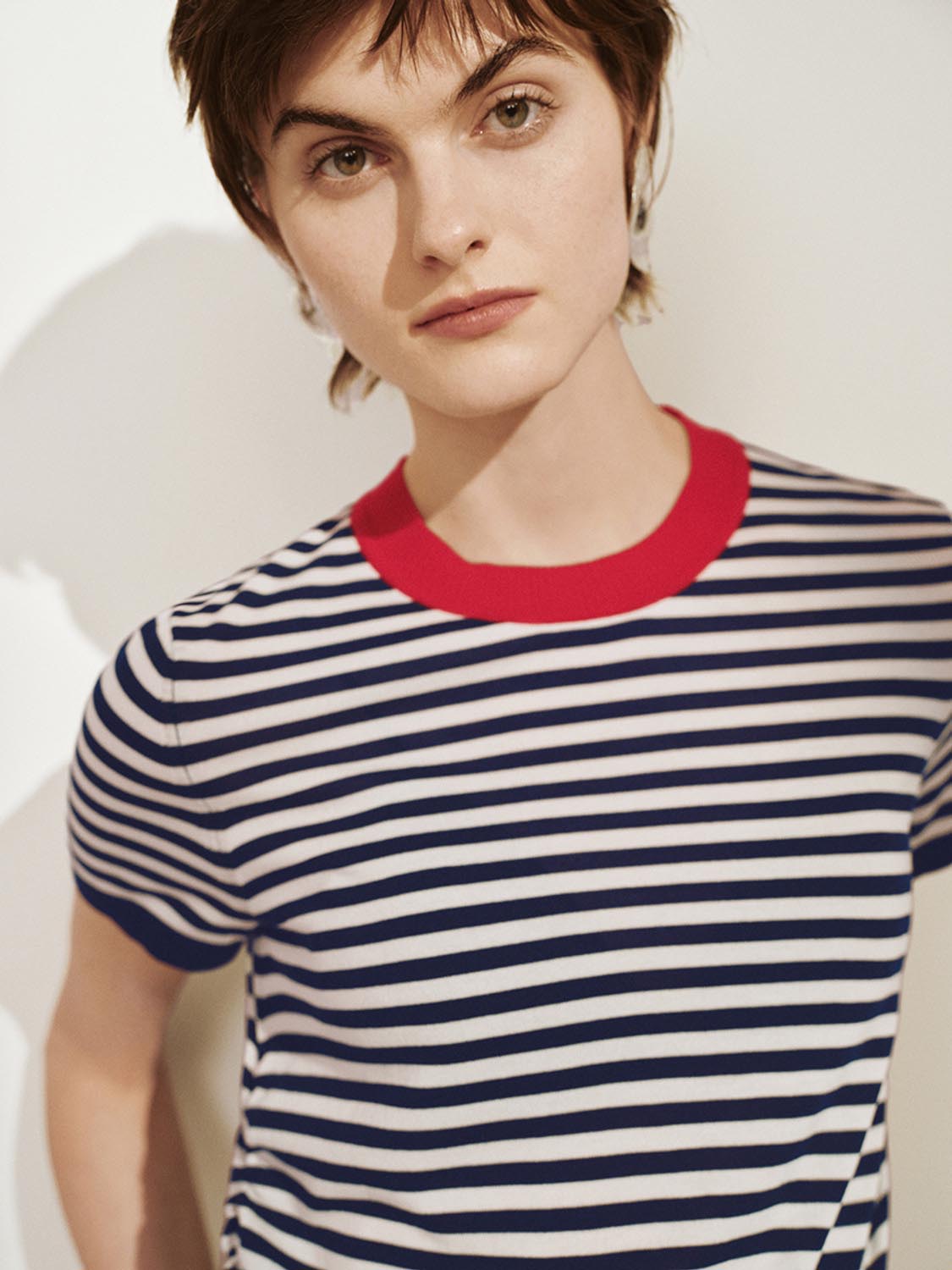 Striped Knitted T-Shirts
