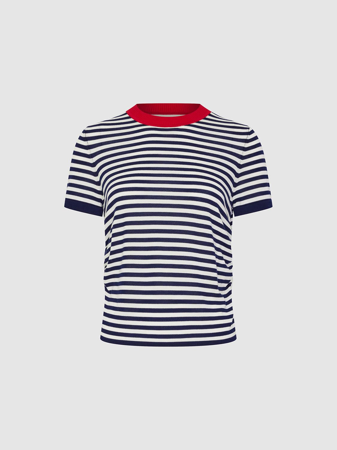 Striped Knitted T-Shirts