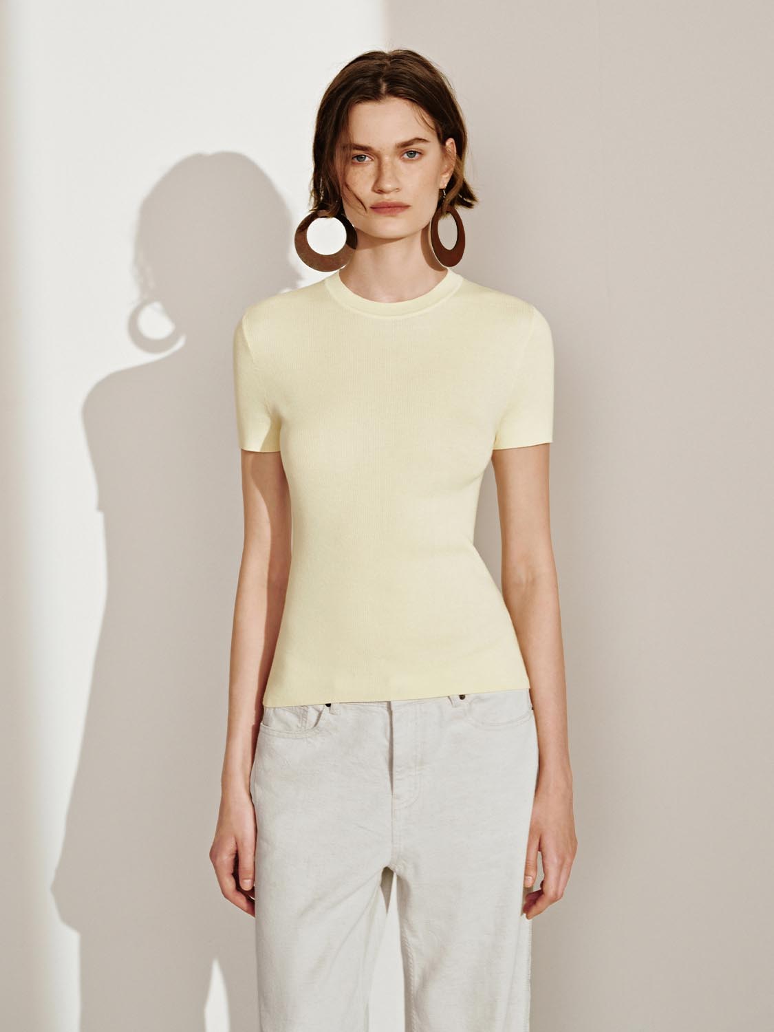Knitted Short Sleeve T-Shirts