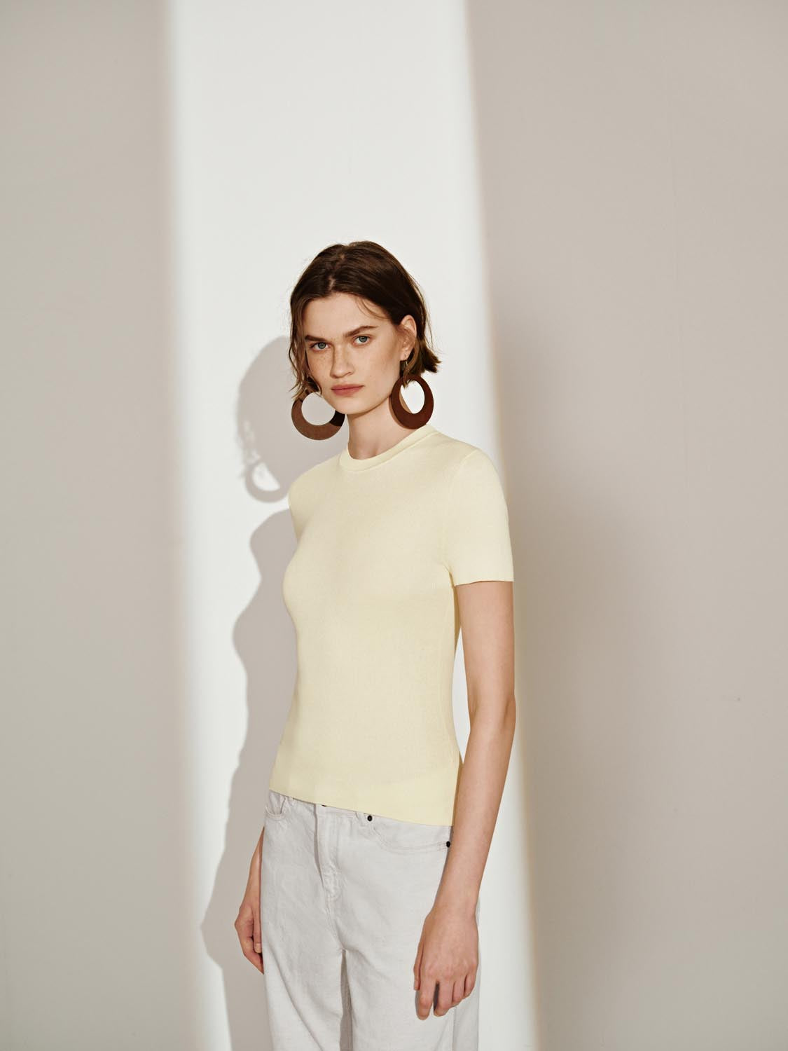 Knitted Short Sleeve T-Shirts