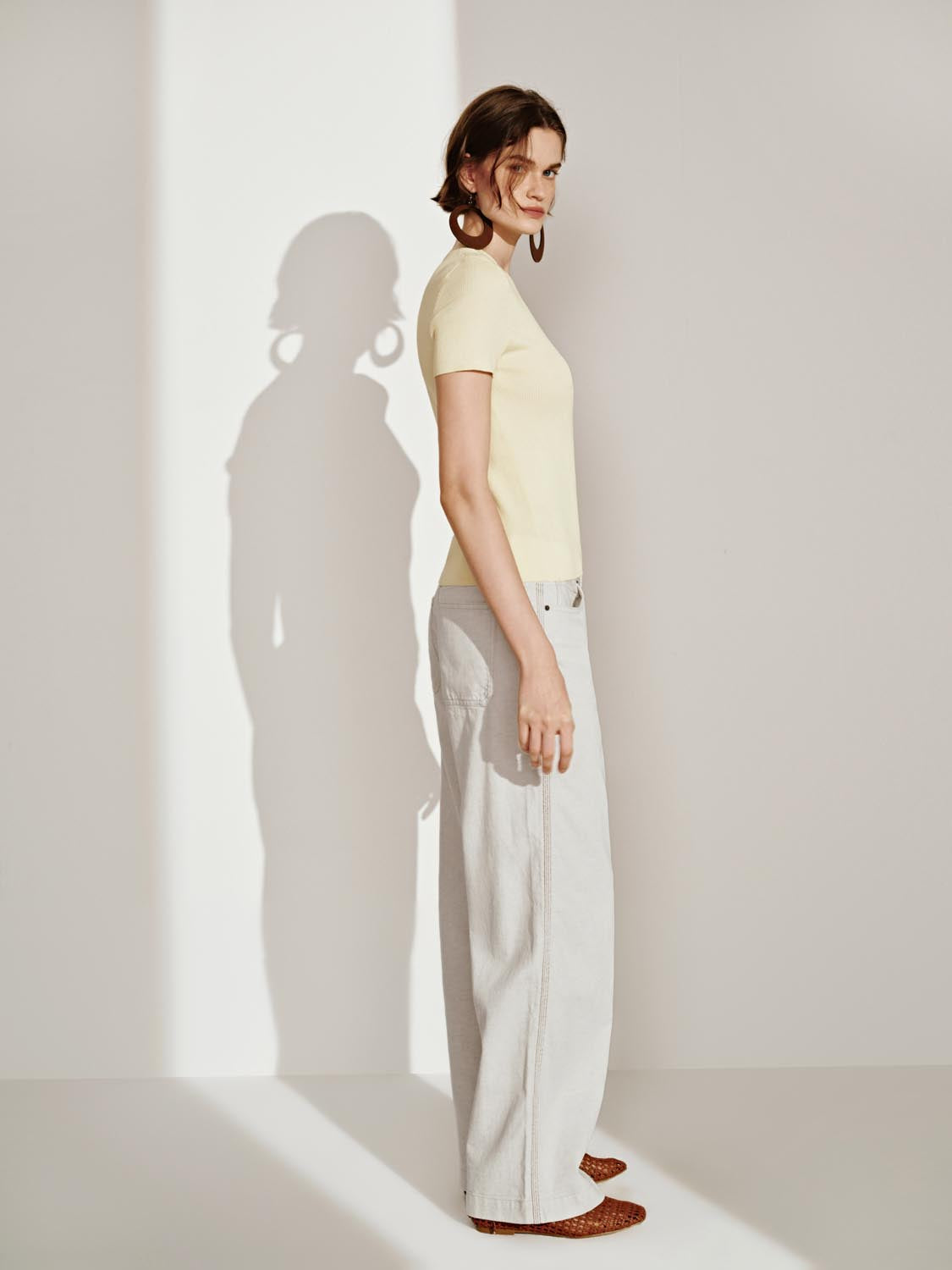 Knitted Short Sleeve T-Shirts