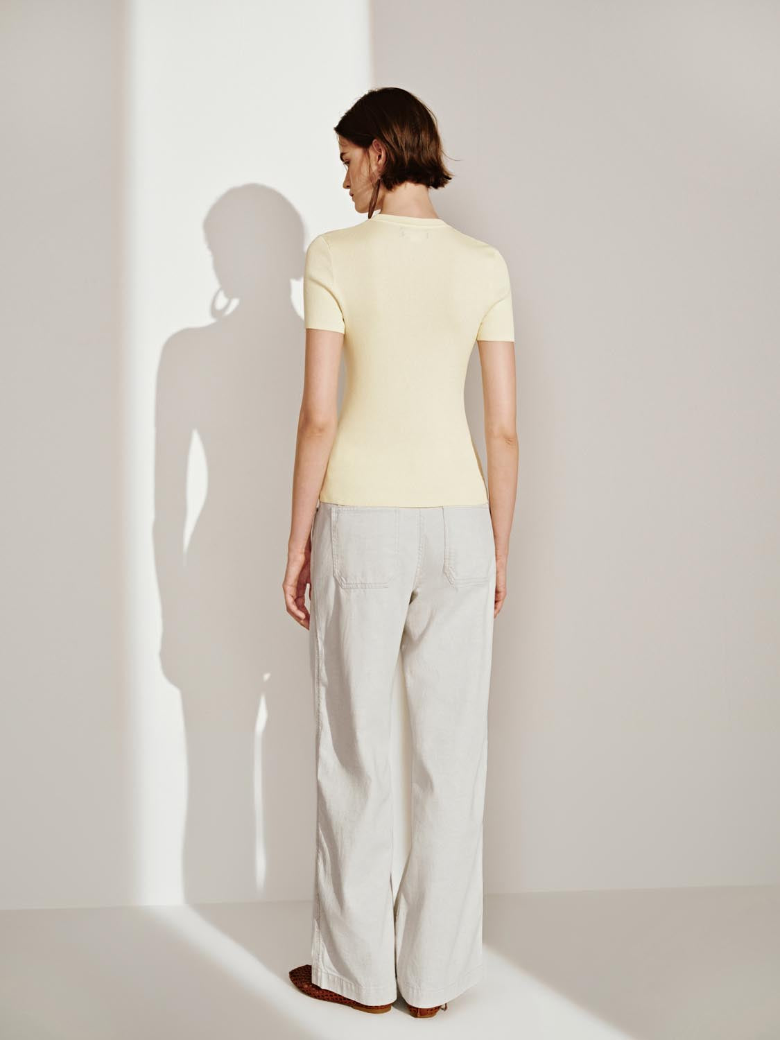 Knitted Short Sleeve T-Shirts