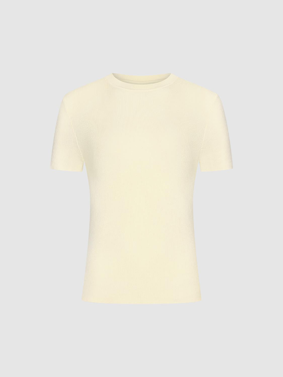 Knitted Short Sleeve T-Shirts