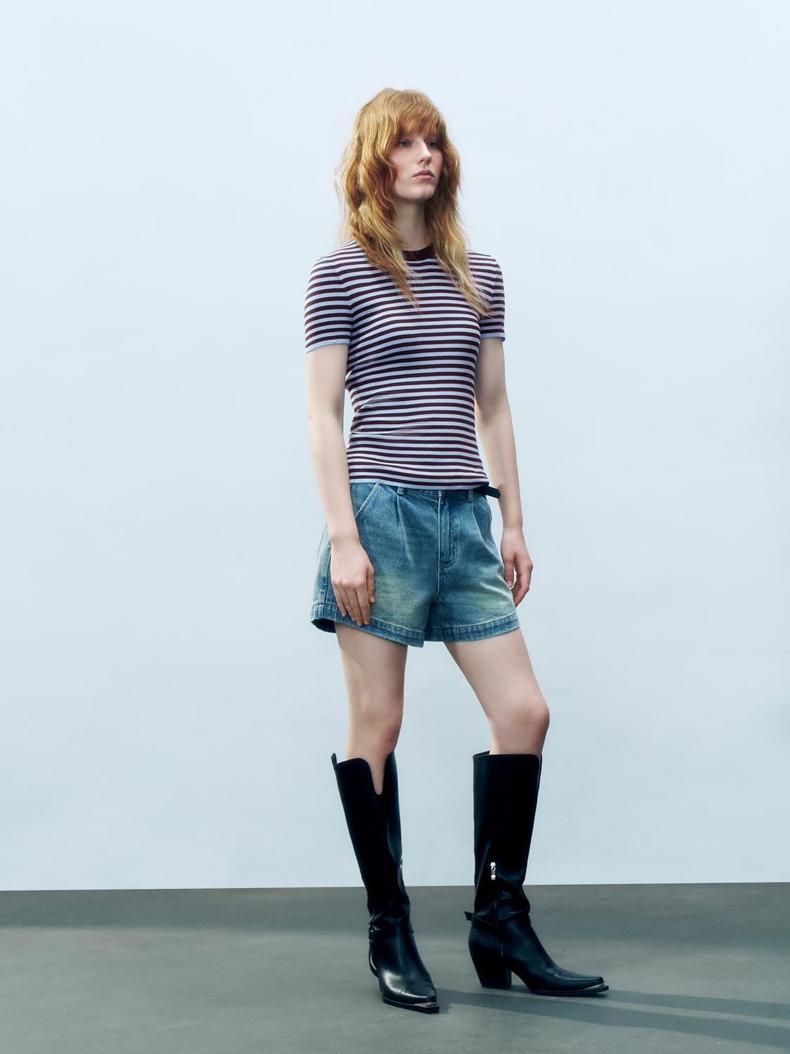 Striped Knitted T-Shirts