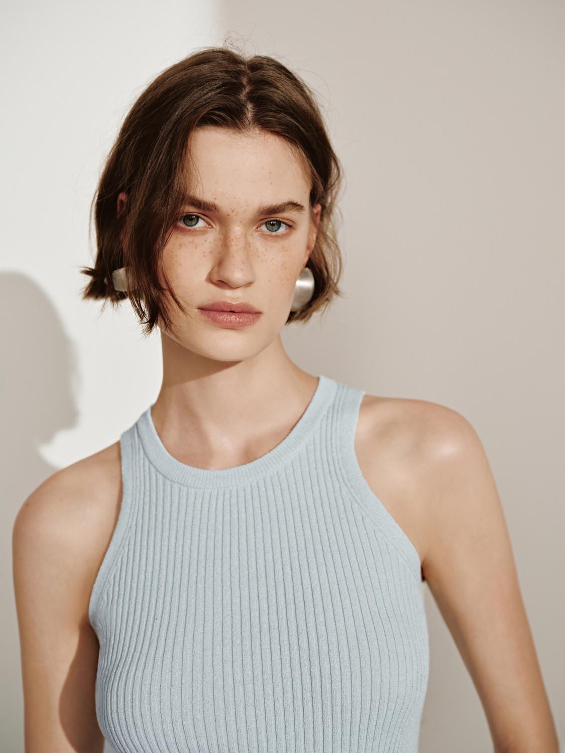 Knitted Sleeveless T-Shirts