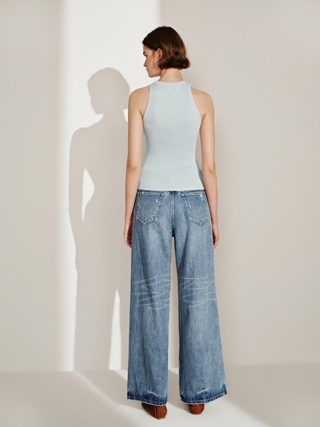 Knitted Sleeveless T-Shirts