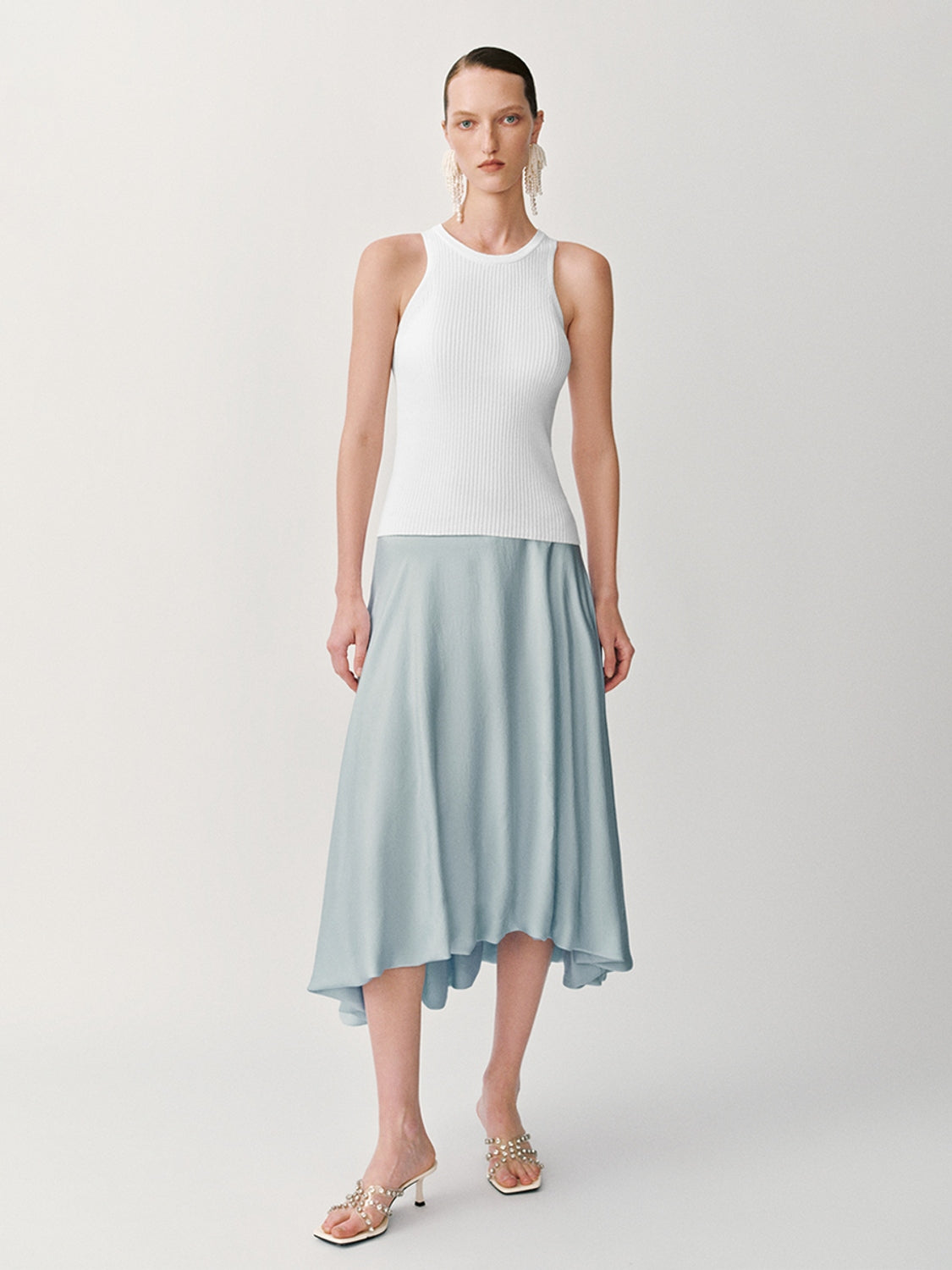 Knitted Sleeveless T-Shirts